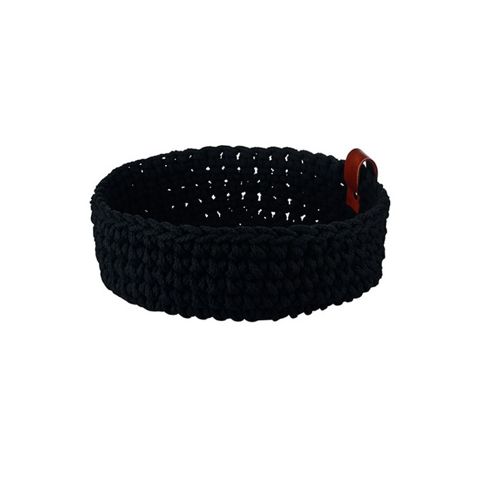 Panier à crochet L - Noir