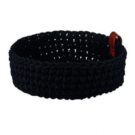 Panier à crochet L - Noir