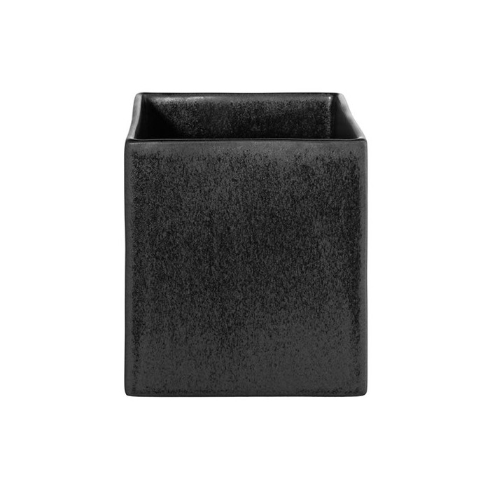 Cache-pot - Noir iron H. 12cm