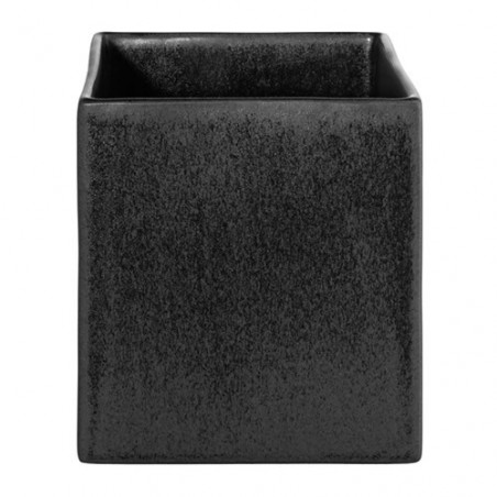 Cache-pot - Noir iron H. 12cm