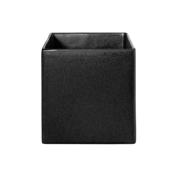 Cache-pot - Noir iron H. 18cm