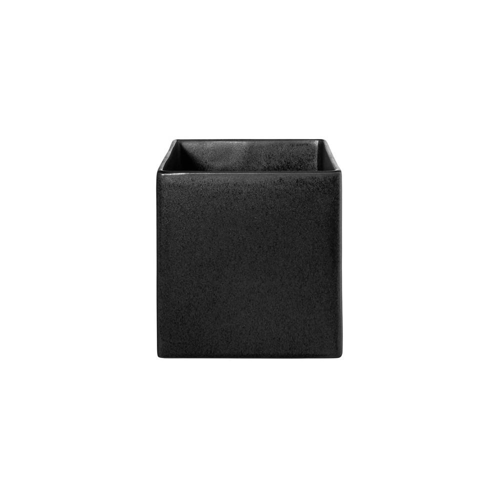 Cache-pot - Noir iron H. 18cm