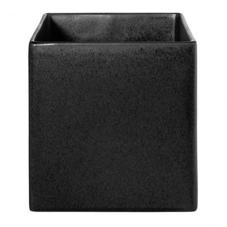 Cache-pot - Noir iron H. 18cm