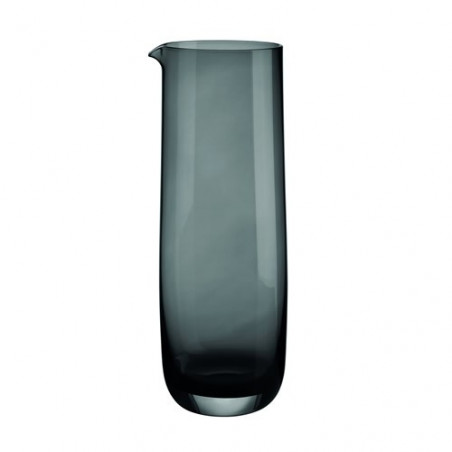 Carafe en verre gris