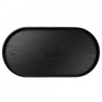 Plateau ovale L44cm - Noir