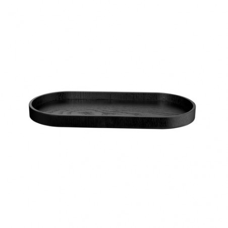 Plateau ovale L35,5cm - Noir