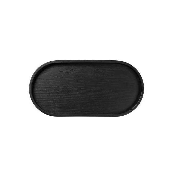 Plateau ovale L23cm - Noir