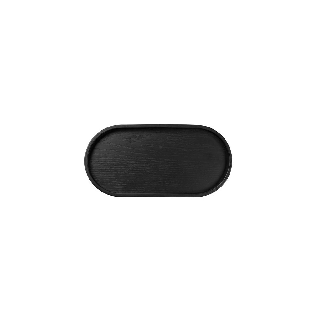 Plateau ovale L23cm - Noir