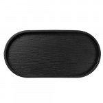 Plateau ovale L23cm - Noir