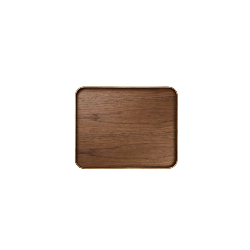 Plateau sur pieds rectangulaire - Noyer
