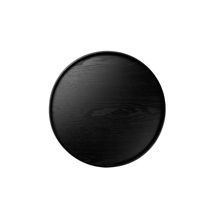 Plateau sur pieds rond - Noir