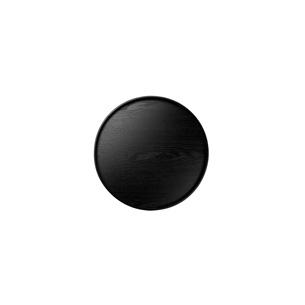 Plateau sur pieds rond - Noir