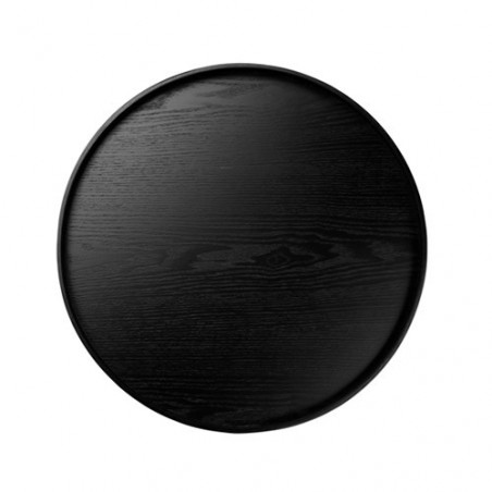 Plateau sur pieds rond - Noir