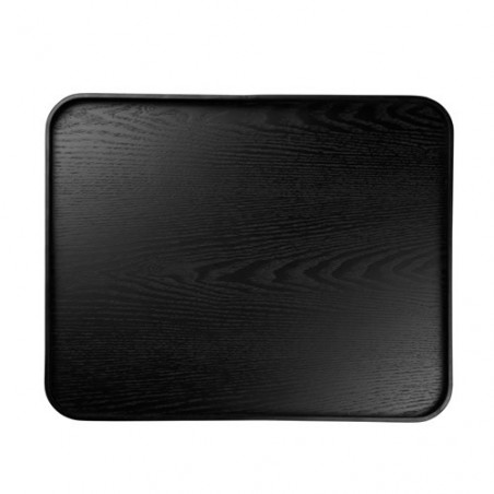 Plateau sur pieds rectangulaire - Noir