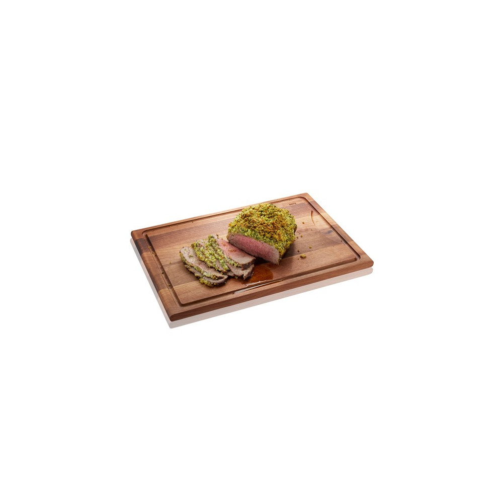 Planche à découper ENNO, grande avec rainure à jus, noyer