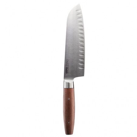 Couteau Santoku alvéolé ENNO, 18 cm, lame cannelée