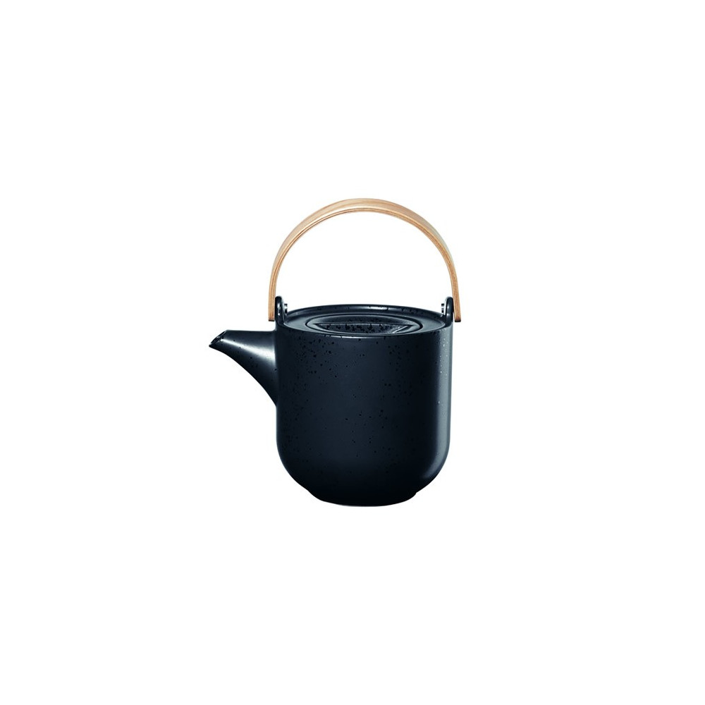 Théière avec l'anse en bois - Coppa kuro