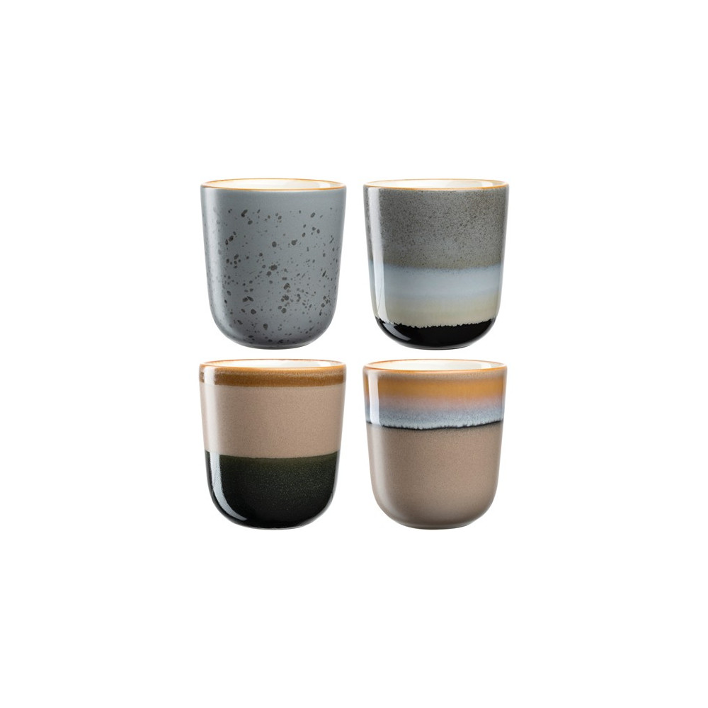 Lot 4 Mugs cérmamique 330ml