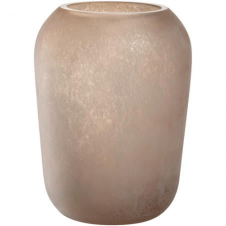 Vase beige TROGOLO  H.22cm