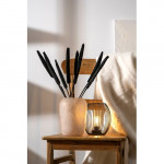 Vase beige TROGOLO  H.22cm
