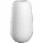 Vase céramique blanc TROGOLO  H. 40cm
