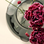 Vase anthracité BELLAGIO  H. 23cm