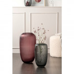 Vase anthracite BELLAGIO H.37cm