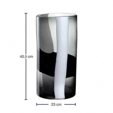Vase BANDA NERA  H.40cm