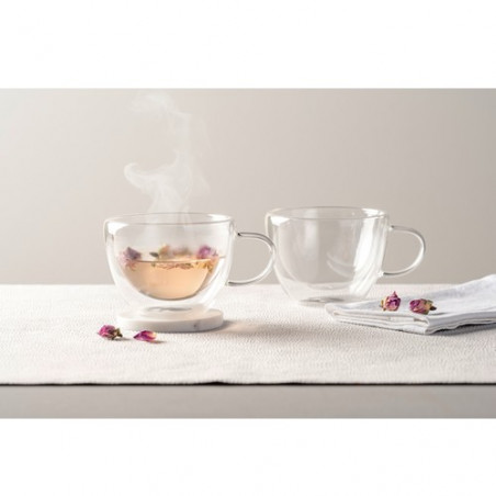 Lot 2 Tasses thé 360ml DUO