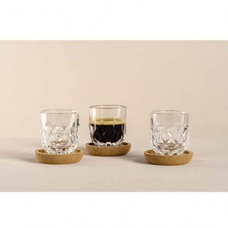 Lot 6 tasses et sous-tasses GOCCE