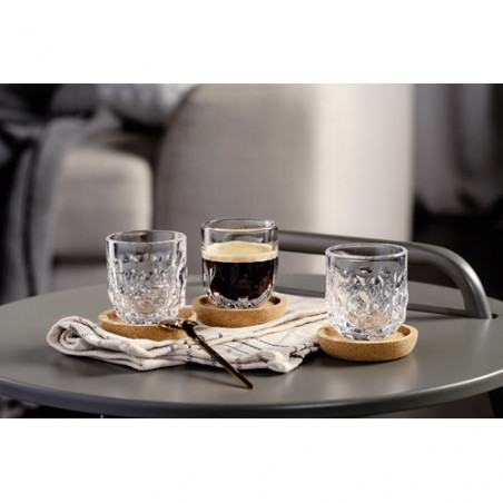 Lot 6 tasses et sous-tasses GOCCE
