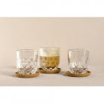 Lot 6 Verres et sous-verres GOCCE