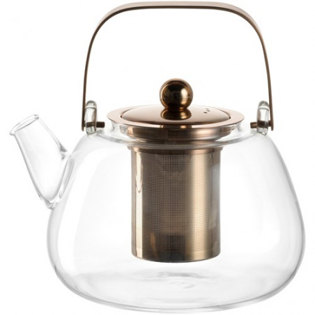 Théière 1,2L anse métal
