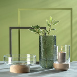 Photophore H.21cm LEGNO