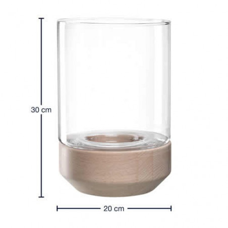 Photophore H.30cm LEGNO